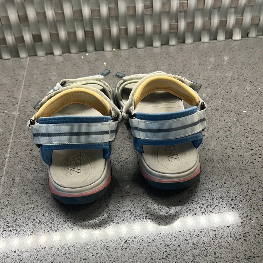 Zara technical sandals size 33 euro (2.5) in usa